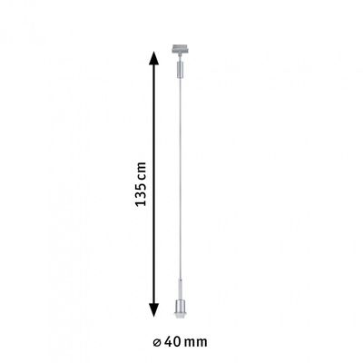 Paulmann 96969 hangende plafondverlichting Flexibele montage E14