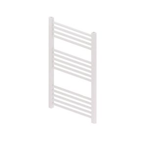 Designradiator BWS Vertico Multirail 80x50 cm Wit Zij-Onderaansluiting