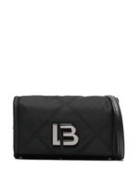 Bimba y Lola sac à bandoulière XS à plaque logo - Noir