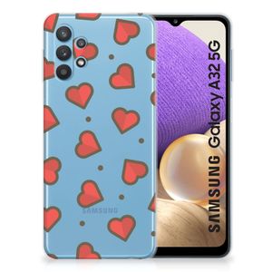 Samsung Galaxy A32 5G TPU bumper Hearts