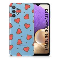 Samsung Galaxy A32 5G TPU bumper Hearts