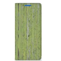 OPPO Reno 6 Pro Plus 5G Book Wallet Case Green Wood - thumbnail