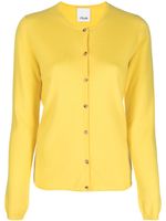 Allude cardigan en cachemire à boutonnière - Jaune