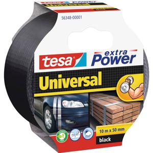 tesa UNIVERSAL 56348-00001-05 Textieltape tesa extra Power Zwart (l x b) 10 m x 50 mm 1 stuk(s)