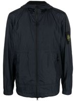 Stone Island veste bomber zippée à patch logo - Bleu - thumbnail