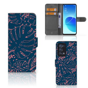 OPPO Reno 6 Pro Plus 5G Hoesje Palm Leaves