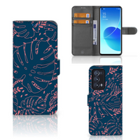 OPPO Reno 6 Pro Plus 5G Hoesje Palm Leaves