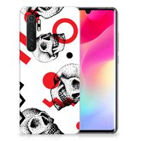 Silicone Back Case Xiaomi Mi Note 10 Lite Skull Red - thumbnail