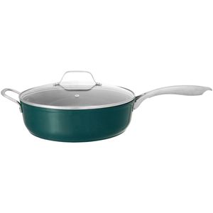 Blokker Luxe hapjespan met deksel - Ø28cm - Teal