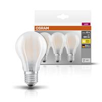 OSRAM LED lamp | Lampvoet: E27 | Warm wit | 2700 K | 7 W | mat | LED BASE CLASSIC A [Energie-efficiëntieklasse A++]