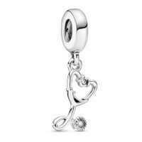 Pandora 799072C01 Hangbedel Heart Stethoscope zilver