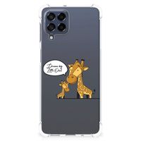 Samsung Galaxy M53 Stevig Bumper Hoesje Giraffe