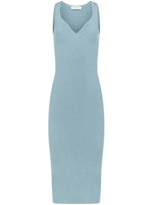 Nina Ricci Midi-jurk met sweetheart hals - Blauw