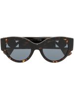 Versace Eyewear lunettes de soleil Medusa Head - Marron