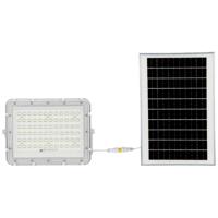 V-TAC VT-120W 7843 LED-schijnwerper, Zonne-energiemodule 15 W Koudwit Wit