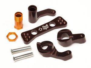 High performance alum. steering rack set (brown)