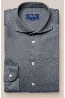 ETON Slim Fit Jersey shirt , Effen