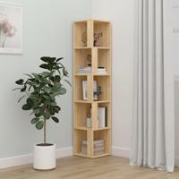 Hoekkast 33x33x164,5 cm spaanplaat sonoma eikenkleurig