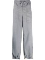 ETRO pantalon bicolore à taille élastiquée - Gris