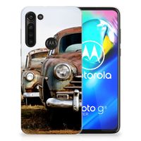 Motorola Moto G8 Power Siliconen Hoesje met foto Vintage Auto