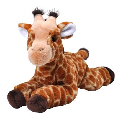 Wild Republic knuffel giraffe Ecokins junior 30 cm pluche bruin Wild Republic knuffel giraffe Ecokins junior 30 cm pluche bruin