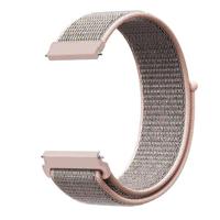 By Qubix - Sport Loop nylon bandje - Zand roze - Compatible met Garmin Vivoactive 6 / Vivoactive 5 / Vivoactive 3 - Compatible Garmin bandje - Bandbreedte: 20mm