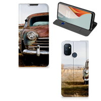 OnePlus Nord N100 Stand Case Vintage Auto - thumbnail