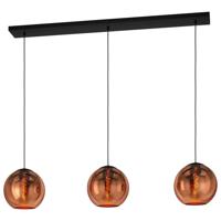 Stars of Light Eettafel hanglamp Cordoba met roodkoper glas 390095 - thumbnail