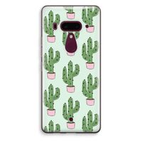 Cactus Lover: HTC U12+ Transparant Hoesje