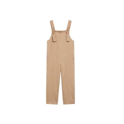 Mango jumpsuit lichtbeige