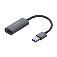 AISENS - A106-0708 - USB 3.0 naar Gigabit Ethernet converter 10/100/1000 Mbps, grijs, 15 cm