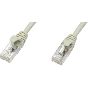 Telegärtner L00000E0011 RJ45 Netwerkkabel, patchkabel CAT 5e U/UTP 1.00 m Grijs Vlambestendig 1 stuk(s)