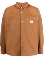 Carhartt WIP chemise en coton à patch logo - Marron