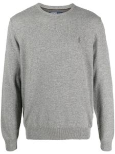 Polo Ralph Lauren pull Polo Pony en maille - Gris