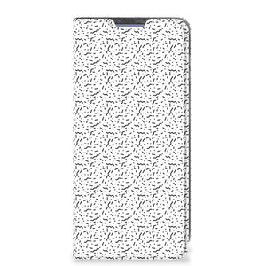 Poco X4 Pro 5G Hoesje met Magneet Stripes Dots