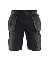 Blaklader 149413309956C44 Service Shorts met nagelzakken, zwart/rood, maat C44