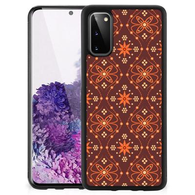 Samsung Galaxy S20 Bumper Case Batik Brown