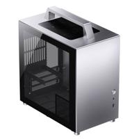 Jonsbo Jonsbo T8 PLUS Mini-ITX Gehäuse, Tempered Glass - silber Mini-tower Gaming-behuizing, Behuizing Zilver