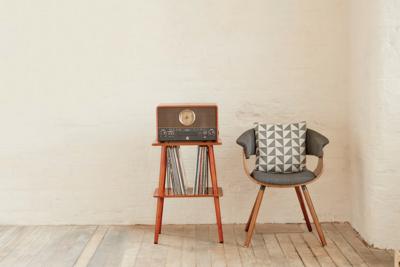 GPO Retro CANTERBURY Houten meubel behorend bij GPO platenspelers GPO Retro CANTERBURY Houten meubel behorend bij GPO platenspelers