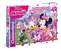 Clementoni puzzel Brilliant Puzzle Minnie 104 stukjes