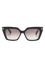 TOM FORD Eyewear lunettes de soleil Wiona à monture papillon - Noir