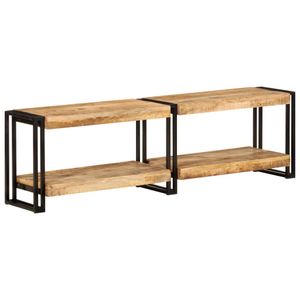 Tv-meubel 140x30x40 cm massief mangohout