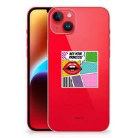 iPhone 14 Plus Silicone Back Cover Popart Princess