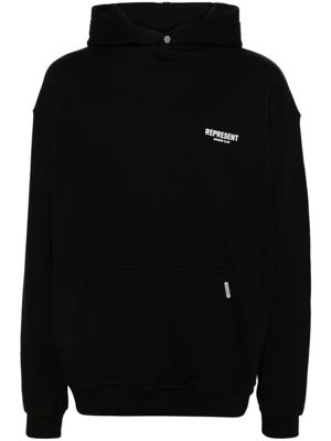 Represent Hoodie met logoprint - Zwart