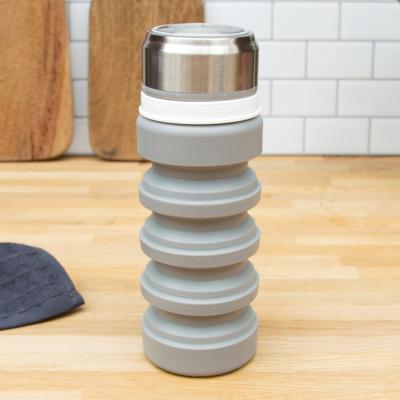 Opvouwbare Waterfles - Grijs Opvouwbare Waterfles - Grijs