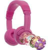 onanoff BuddyPhones® On Ear headset Kinderen Bluetooth, Kabel Pink Volumebegrenzing, Vouwbaar, Headset - thumbnail