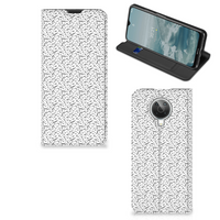 Nokia G10 | G20 Hoesje met Magneet Stripes Dots - thumbnail