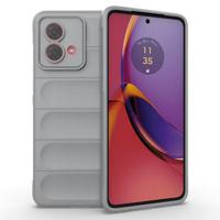 Motorola Moto G84 Rugged Series TPU Case - Lichtgrijs