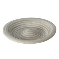 Vogelbad/voederschaal - grijs - keramiek - D28,8 x H5,5 cm - drinkschaal voor tuinvogels   -