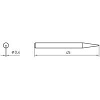 Weller 4SPI15210-1 Soldeerpunt Naaldvorm Grootte soldeerpunt 0.4 mm Inhoud: 1 stuk(s) - thumbnail